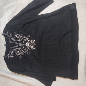 JM collection long-sleeved  top very fresh for women size M